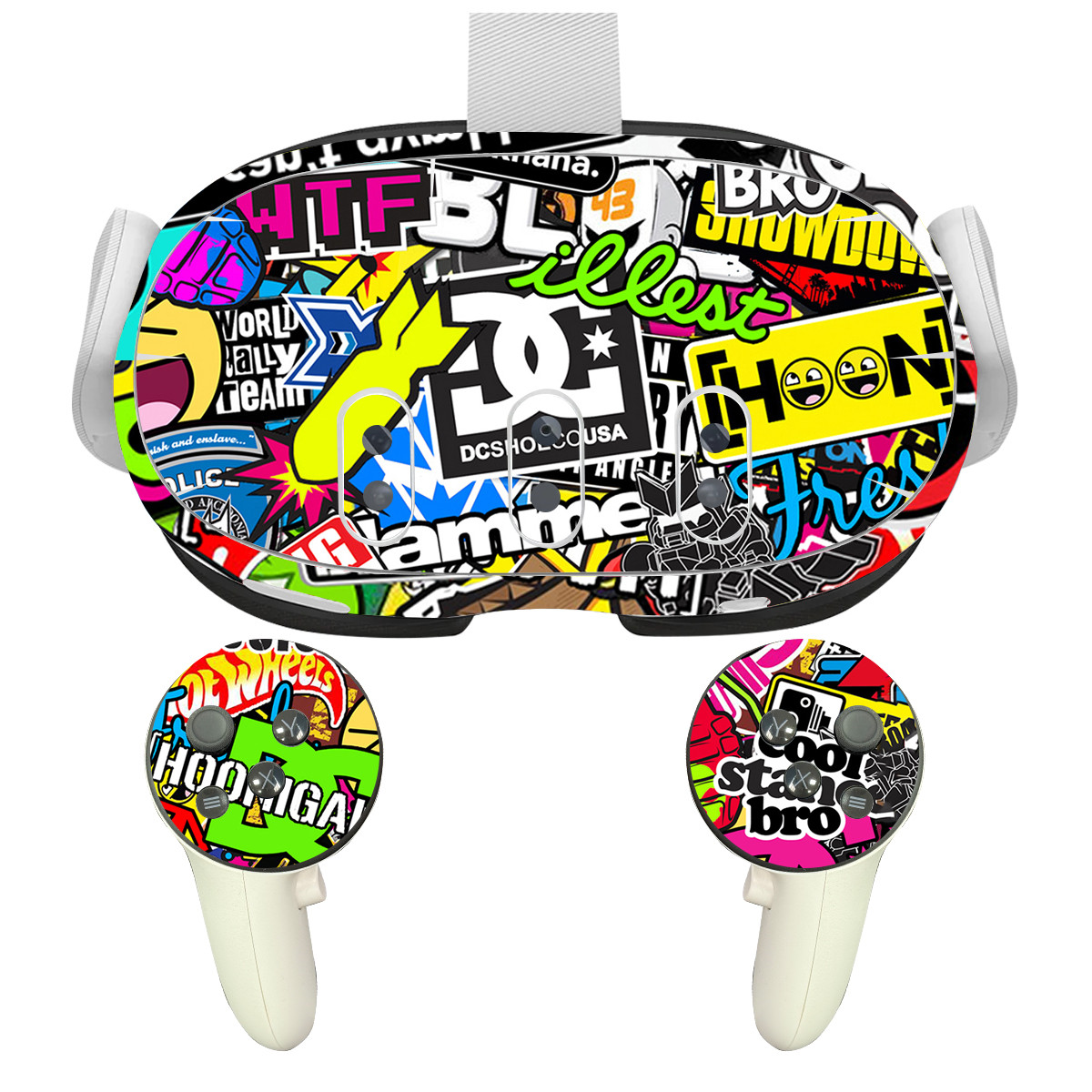 Gaming Headphone Accessories - Vinyl Skin Sticker For Meta Quest