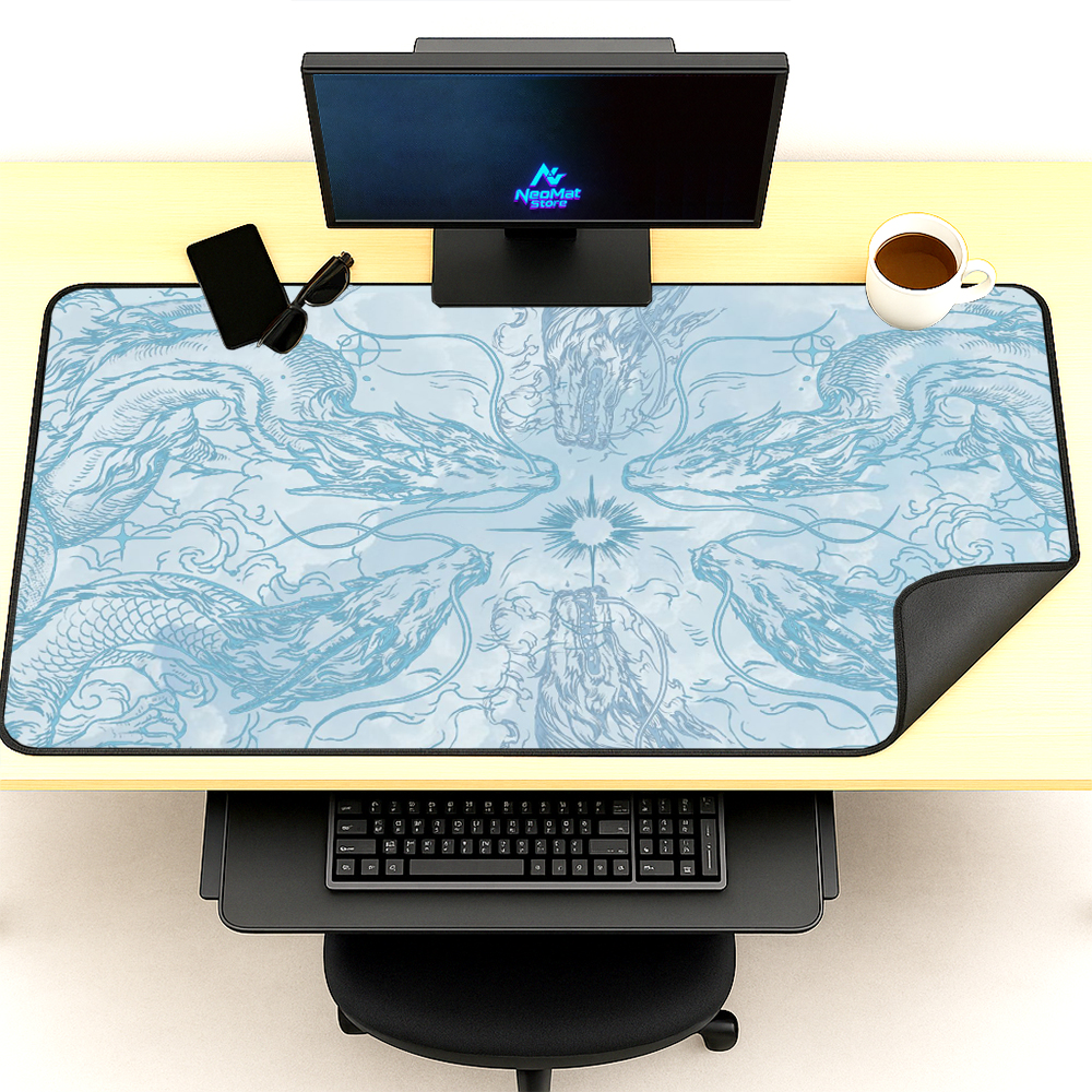 Gaming Accessories Very - Japanese Dragon Mouse Pad Desk Pad