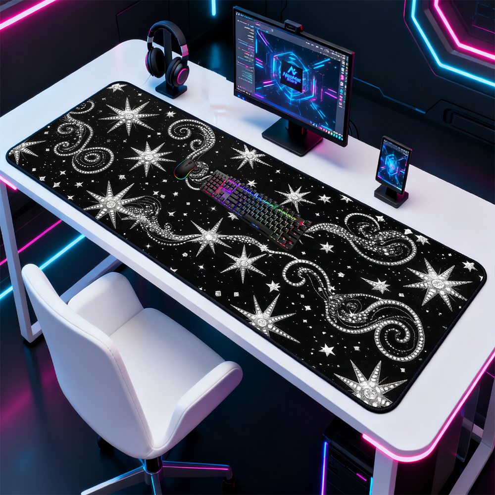 Gaming Accessories Very - Starry Galaxy Mouse Pad Mousemat Diamond