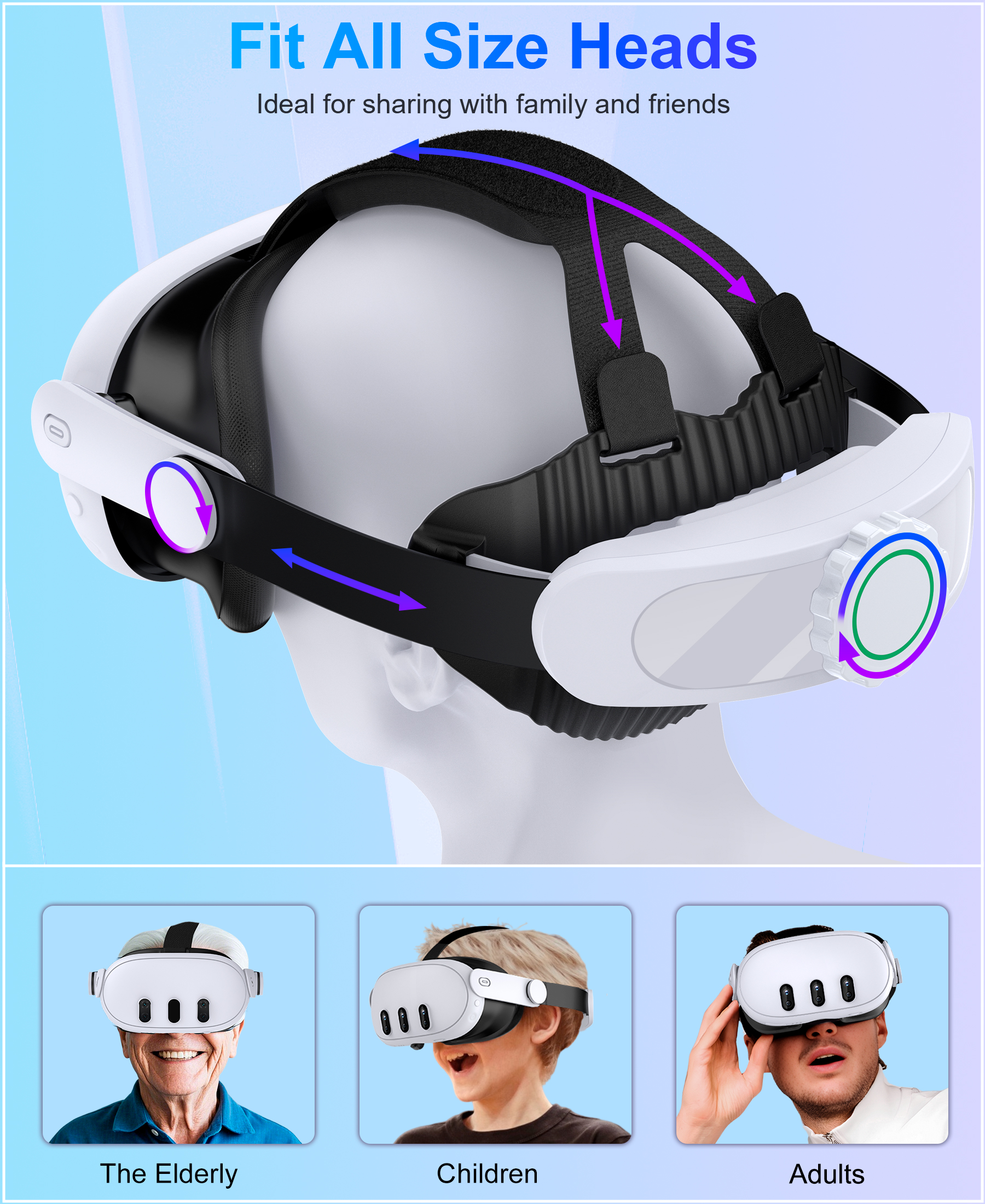 Gaming Accessories Sale - DinoFire MV1000 Head Strap For Meta