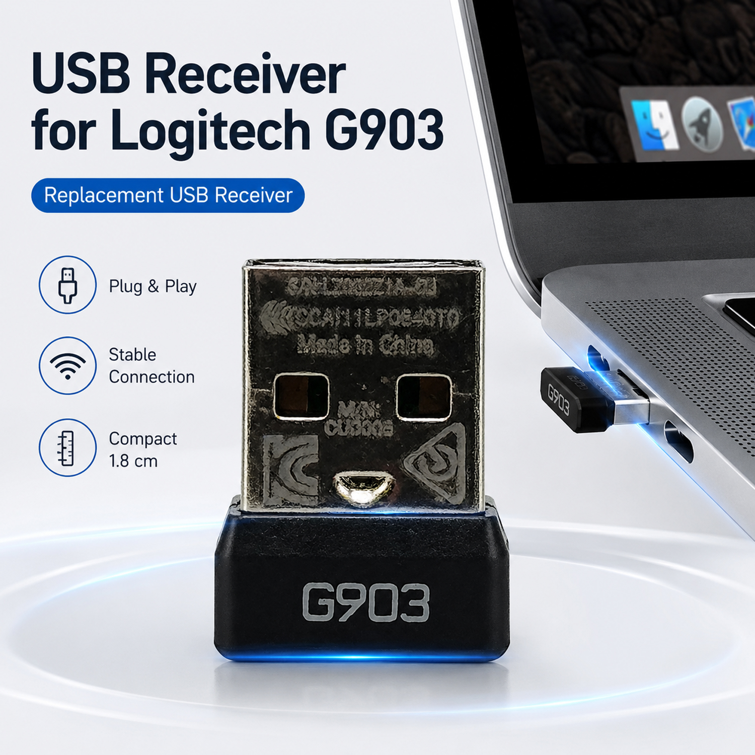 Gaming Accessories Brands - For Logitech G903 Mouse Receiver -