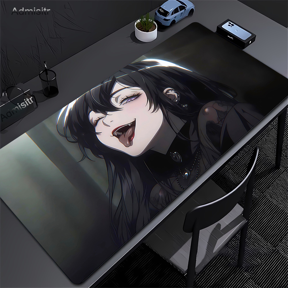 Black Anime Dark Girl Table Ma - Gaming Accessories Girls 리뷰 및 가격