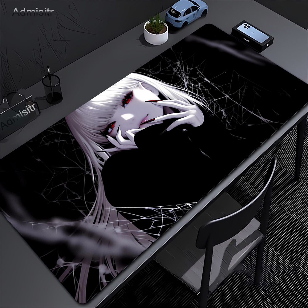 Black Anime Dark Girl Table Ma - Gaming Accessories Girls 리뷰 및 가격
