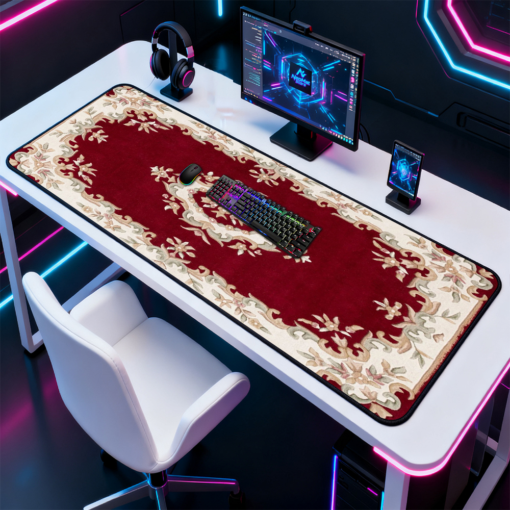 Floral Desk Mat Gaming 120x60  - Gaming Accessories Very 리뷰 및 가격