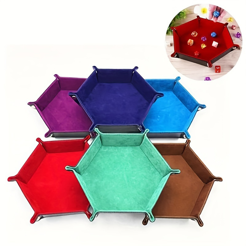 1pc Classic Hexagon Dice Tray, - Essential Gaming Accessories 리뷰 및 가격