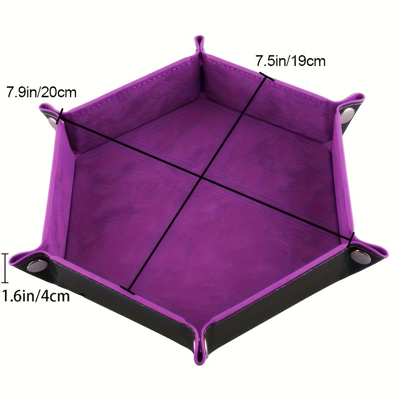 1pc Classic Hexagon Dice Tray, - Essential Gaming Accessories 리뷰 및 가격