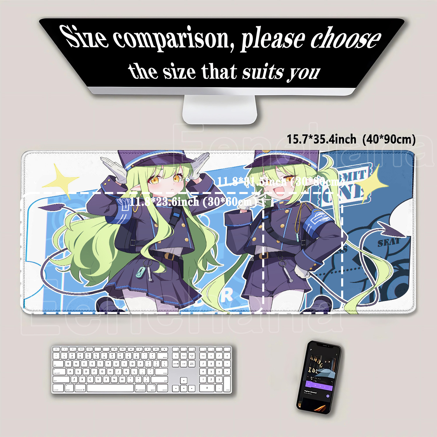 Gaming Mousepad Blue Archive H - Gaming Accessories Girls 리뷰 및 가격