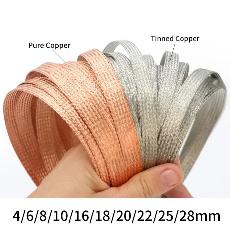 2M/5M Tinned Plating Copper Br - Cable Sleeve Braided 리뷰 및 가격