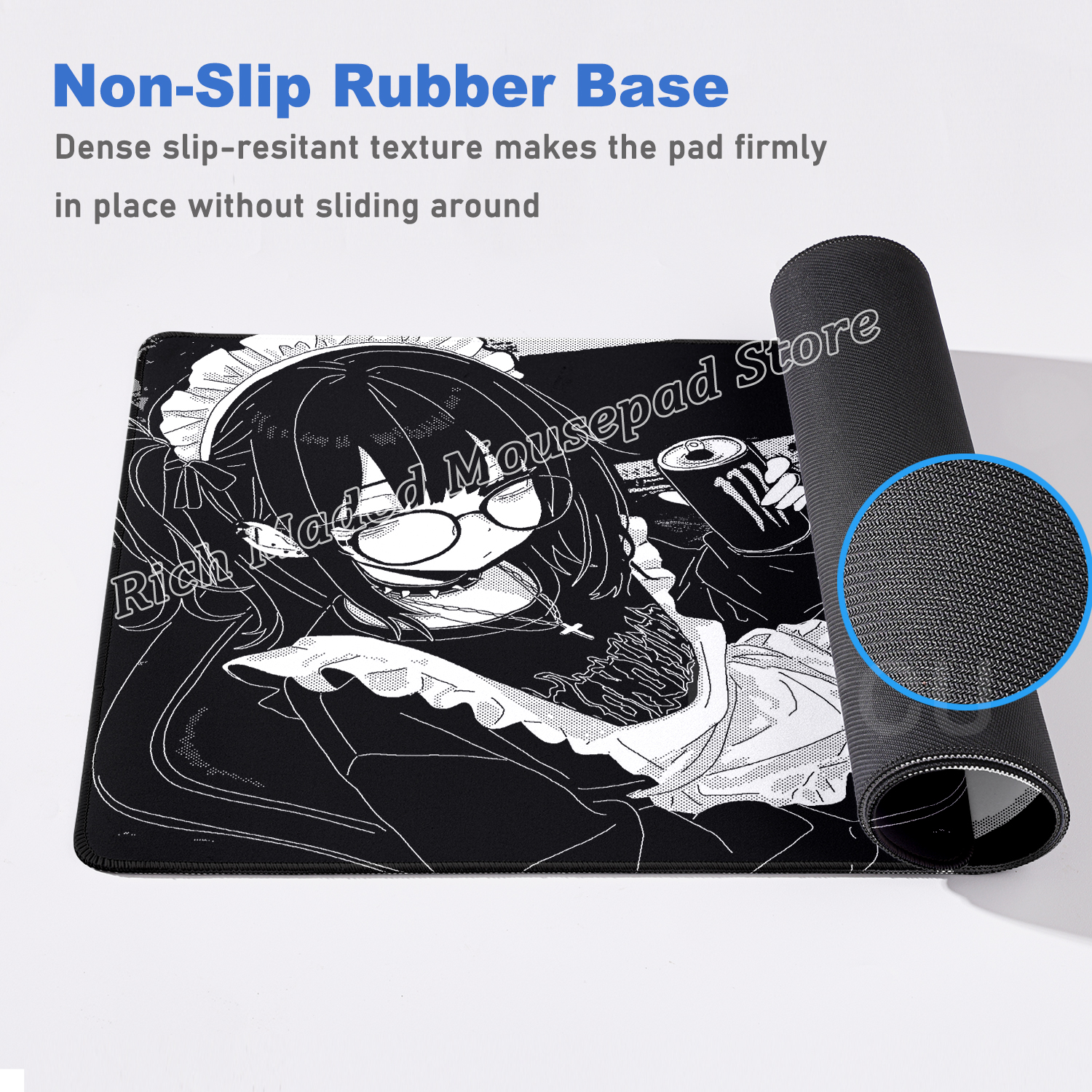 Black White Anime Girl Mouse P - Gaming Accessories Girls 리뷰 및 가격