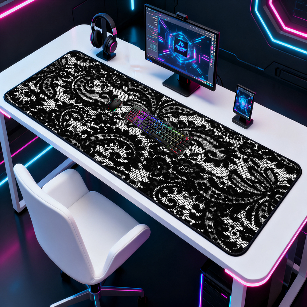 Gothic Lace Desk Mat Gaming Of - Gaming Accessories Very 리뷰 및 가격