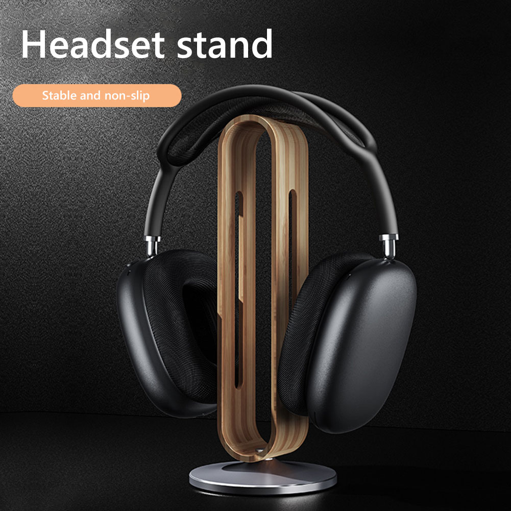 Bamboo Wood Headphone Stand De - Gaming Accessories Headset 리뷰 및 가격