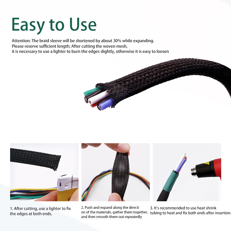 5M/10M PET Expandable Braided  - Cable Sleeve Braided 리뷰 및 가격