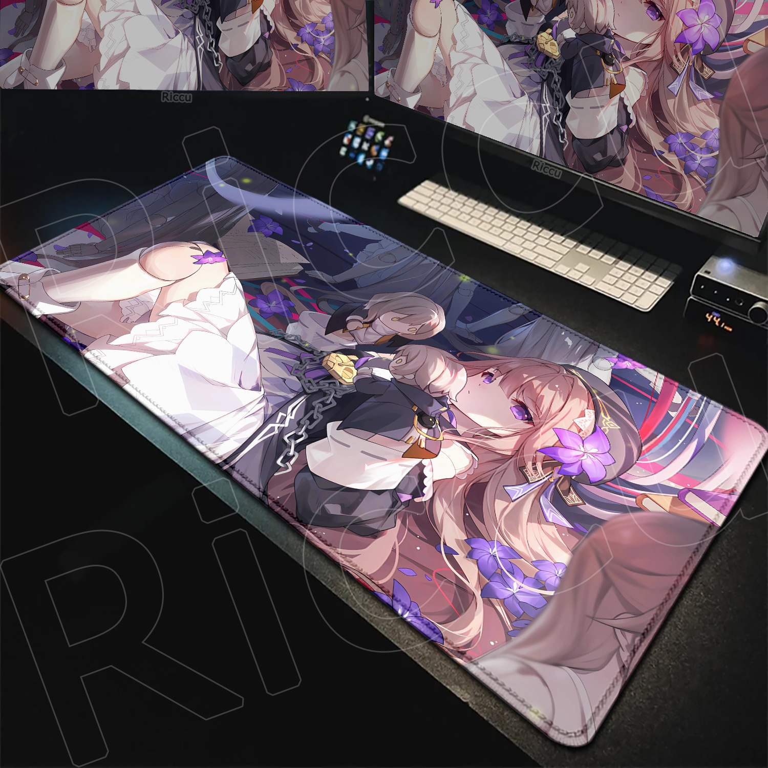 The Herta Keyboard Mat Purple  - Gaming Accessories Girls 리뷰 및 가격