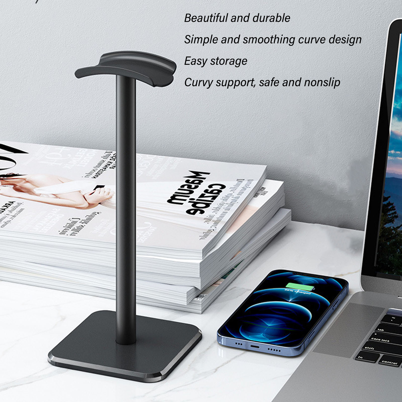 Headphone Stand Rounded Corner - Gaming Accessories Sale 리뷰 및 가격