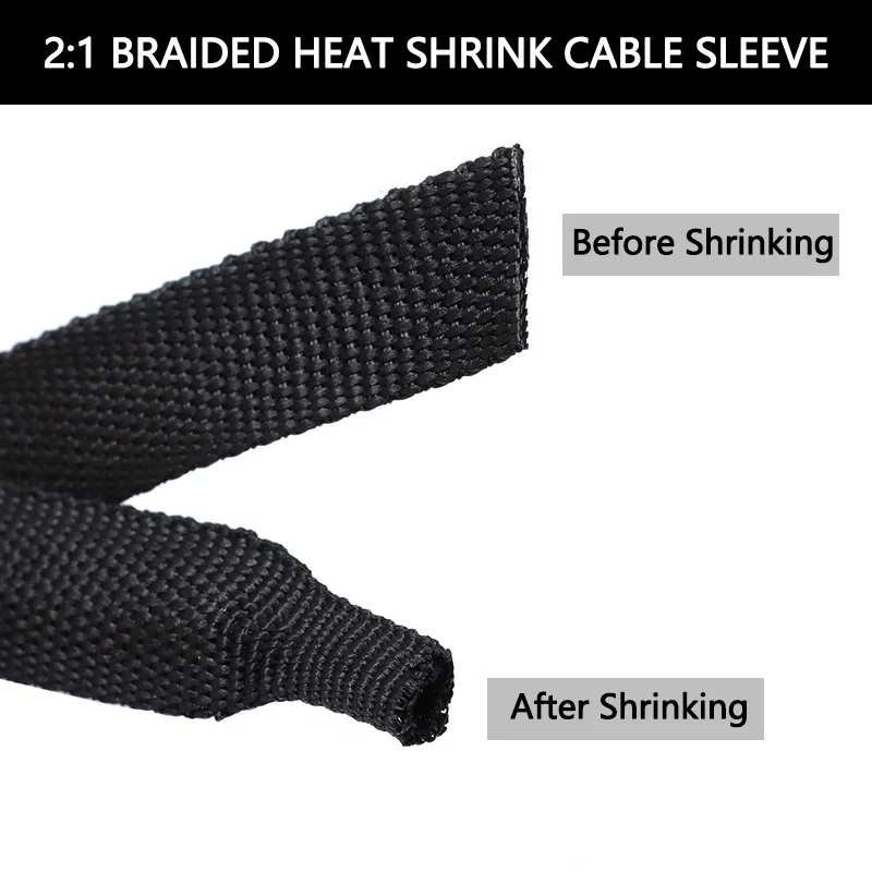 Heat Shrink Braided Cable Slee - Cable Sleeve Braided 리뷰 및 가격