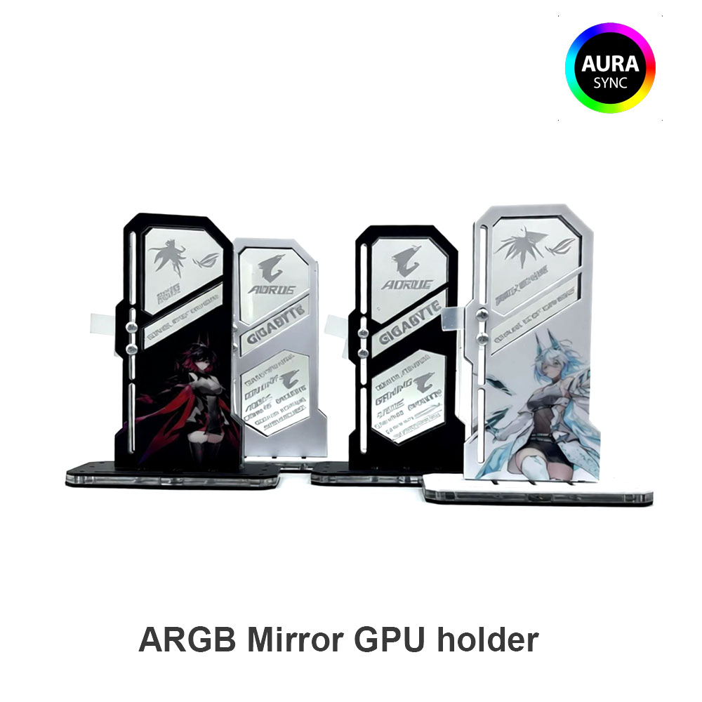 DIY Mirror VGA Holder ARGB Gam - Gaming Accessories Holder 리뷰 및 가격